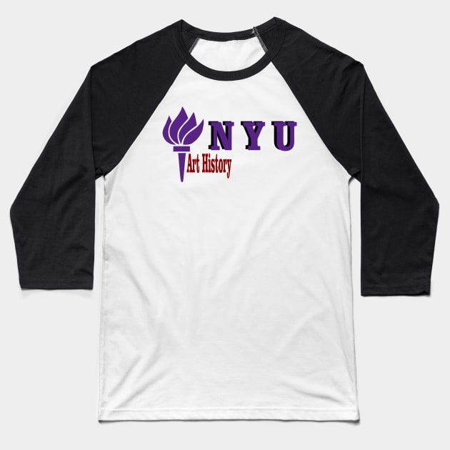 new york university Baseball T-Shirt by AMIN